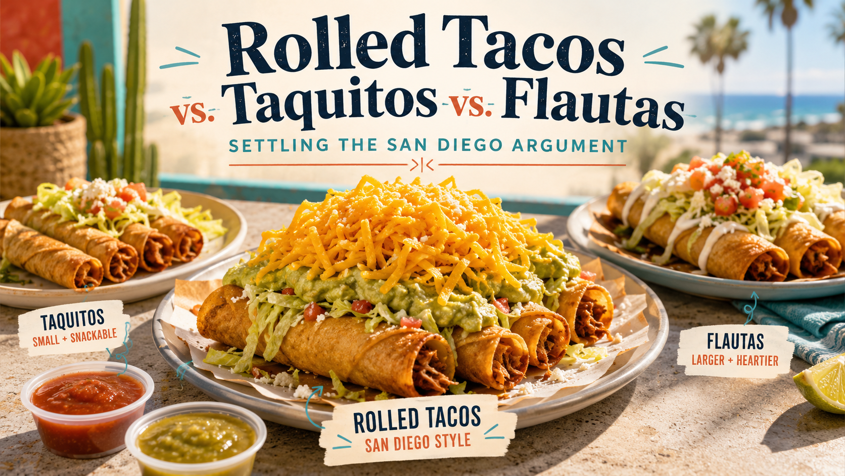 Rolled Tacos vs. Taquitos vs. Flautas: Settling the San Diego Argument